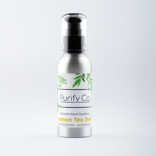 Purify Co Natural Hand Sanitiser – Lemon Tea Tree 100ml